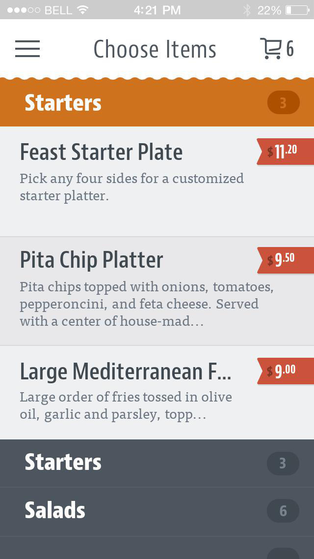 Feast Kitchen and Grill screenshot 3