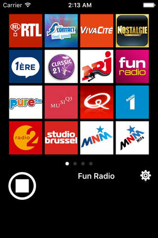 Radios Belgique - náhled