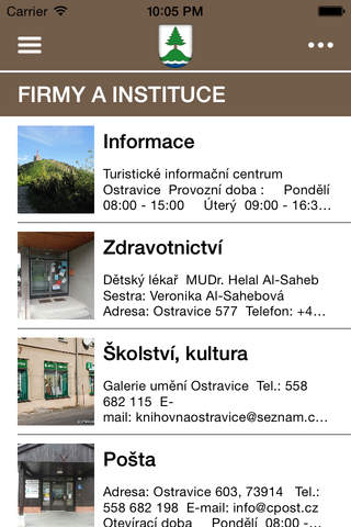 Obec Ostravice - náhled