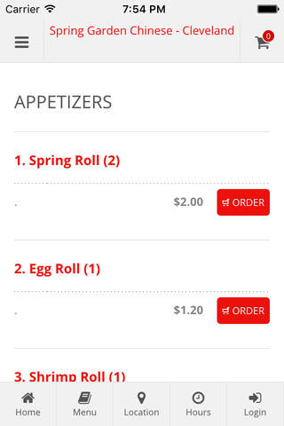 Spring Garden Chinese - Cleveland Online Ordering - náhled