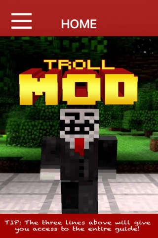 Troll Mod For Minecraft PC Guide Edition - náhled