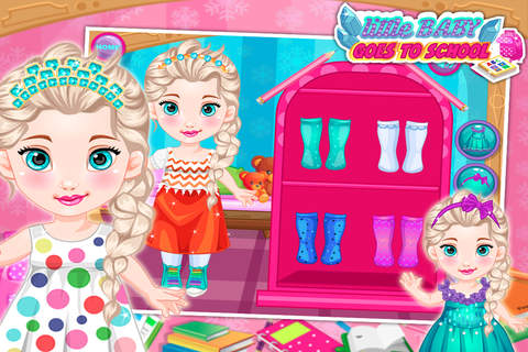 Little Baby Goes To School Games - náhled