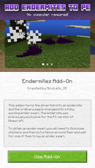 Endermite Add On For Minecraft Pe Apps 148apps