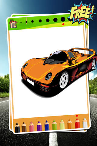 Car Coloring Book - car painting for kids toddlers - náhled