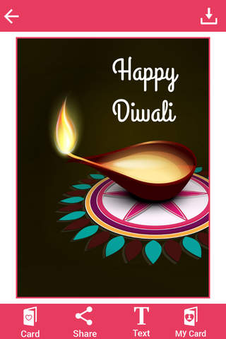 Diwali Greetings Card - náhled