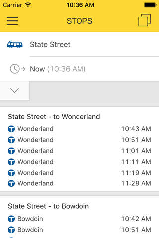 ezRide Boston - Offline Public Transport Trip Plan - náhled