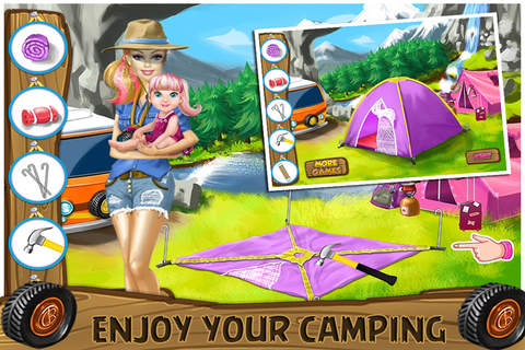 Princess Family Going To Camping - náhled