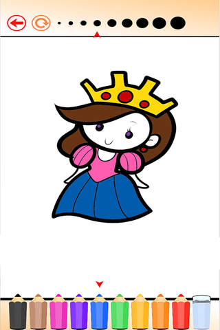 The Princess Coloring Book: Learn to paint and col - náhled