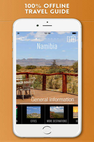 Namibia Travel Guide and Offline Maps - náhled