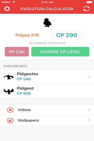 Evolution Calculator for Pokemon GO - XP & CP - náhled