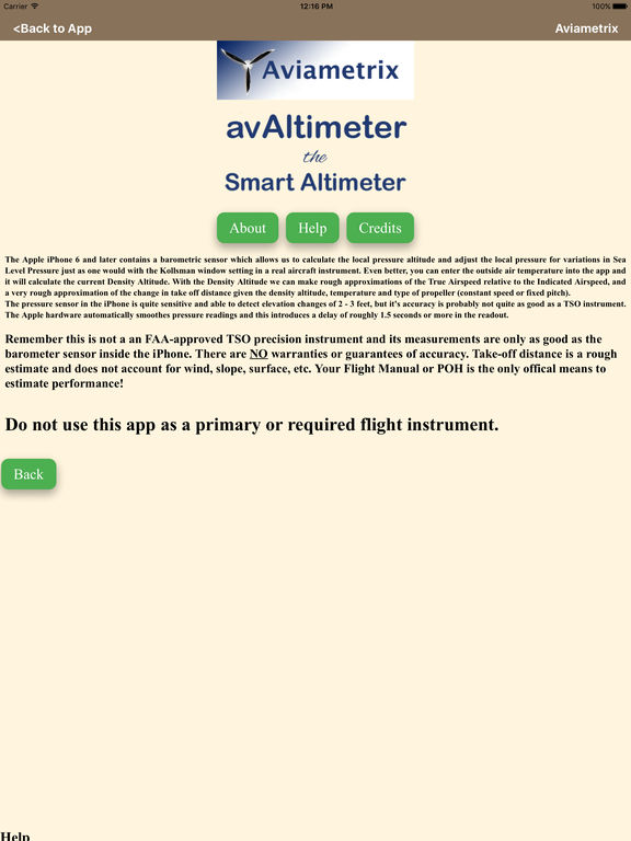 avAltimeter screenshot 10