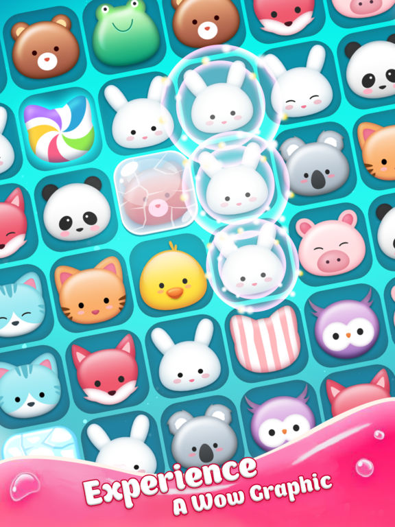 Pet Crush Pop Legend Delicious Sweetest Candy Match 3 Games Free