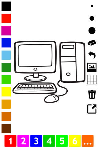 At school coloring book for children - náhled