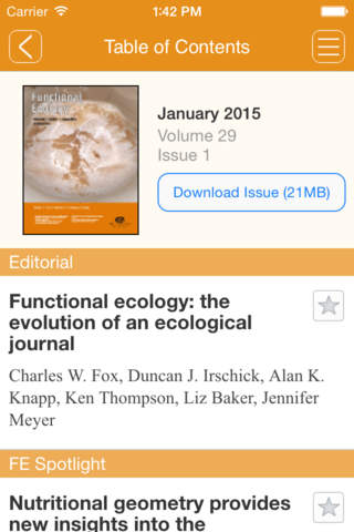Functional Ecology - náhled