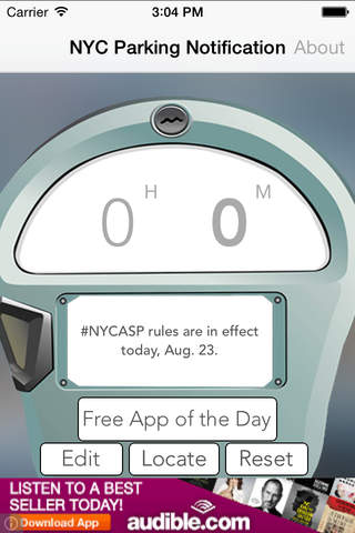 NYC Parking Meter and Alternate Side Parking Notif - náhled