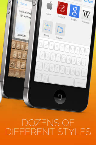 Cool Keyboards Pro for iOS 8 - náhled