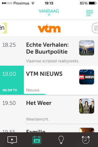 DM TV App - náhled
