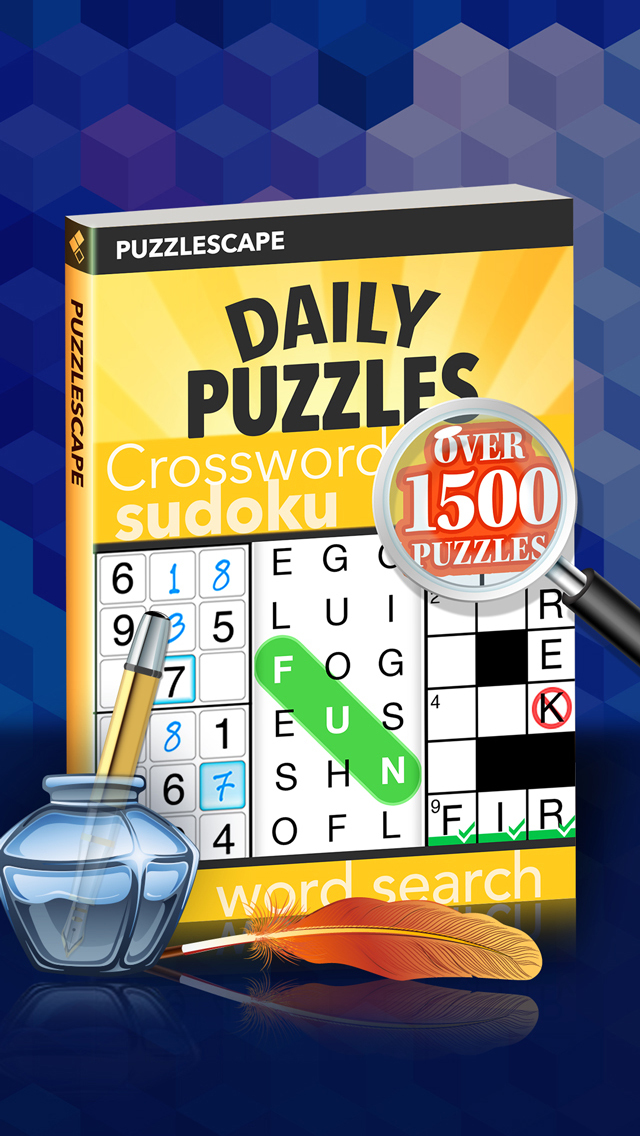 PuzzleScape - Your daily escape for Crosswords, Sudoku, Word Search and More! screenshot 1