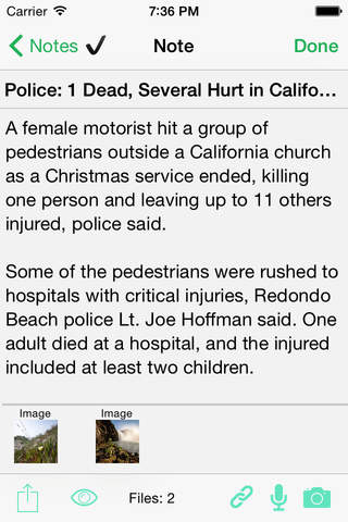 Note-taking NoteCrab - Notes Sync with Dropbox, At - náhled