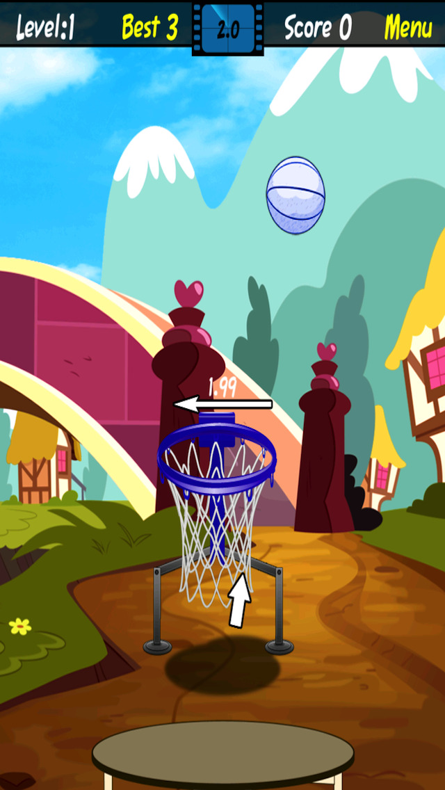 Free Flick It Toss It Throw It Basketball Game screenshot 3