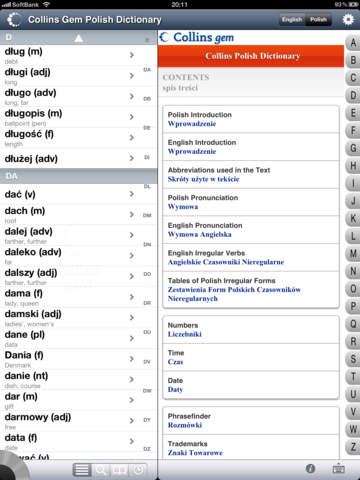 Collins Polish <-> English Dictionary (UniDict®) - travel dictionary with phrasebook screenshot 10