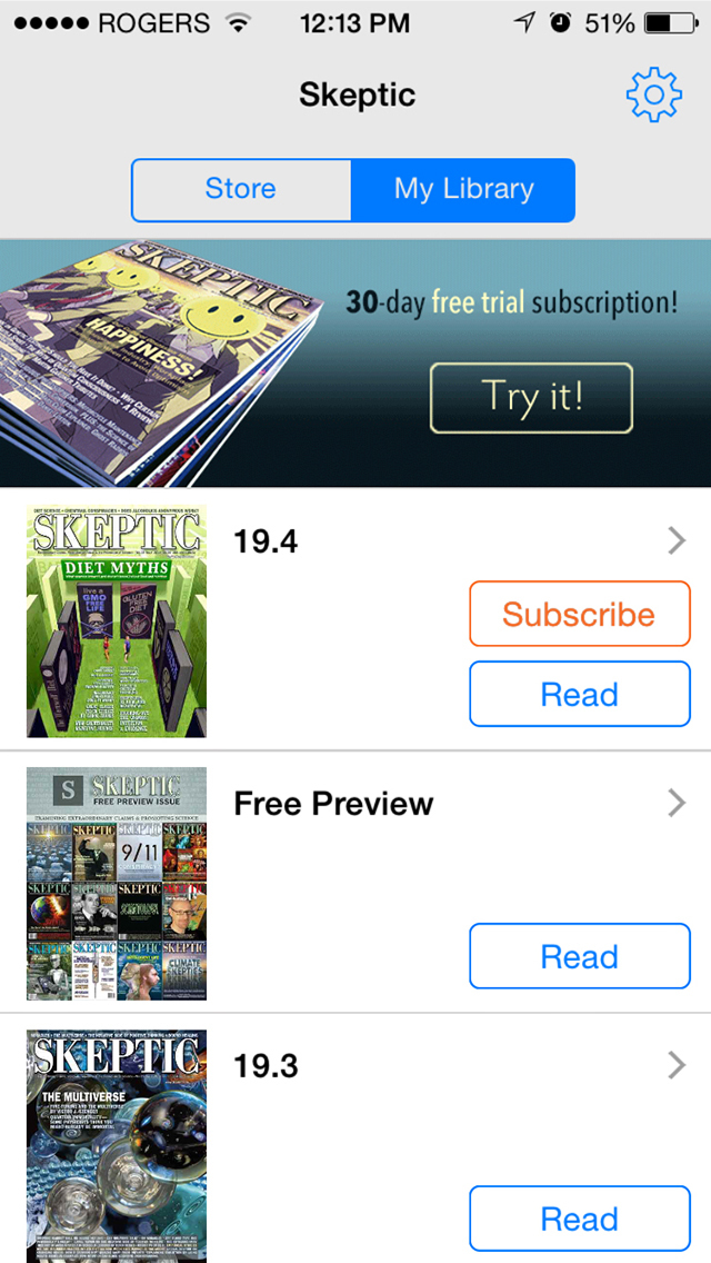 Skeptic Magazine screenshot 5