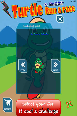 Turtle and Rabbit Run a Race -  Turtle Nitro Skate - náhled