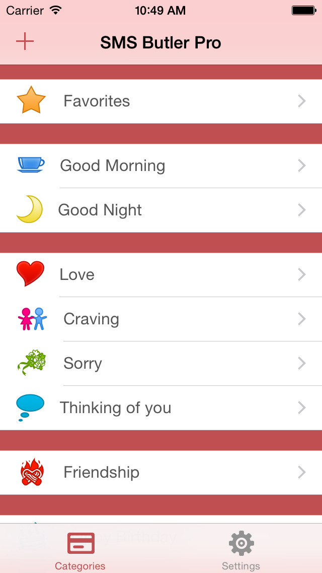 SMS Butler Pro - Your Quotes Archive screenshot 1