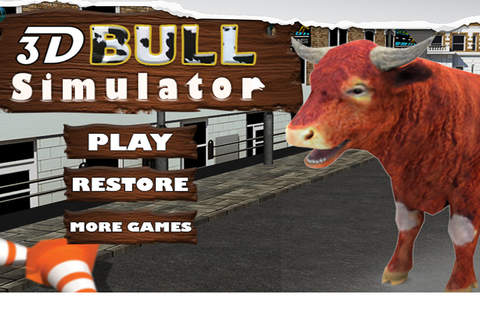 3D Bull Simulator – Angry animal simulator and cit - náhled