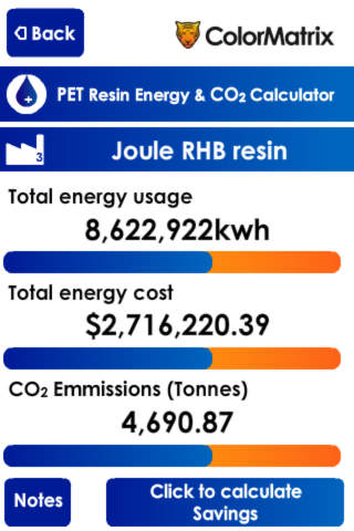 Energy & CO2 calculator for iPhone - náhled
