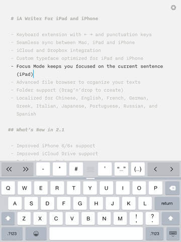 iA Writer Classic (Legacy Support Edition) screenshot 7