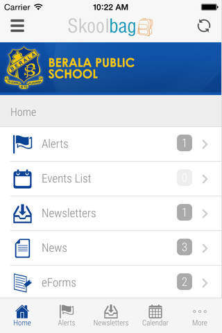 Berala Public School - Skoolbag - náhled