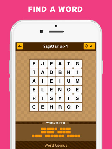 Word Genius - The Most Addictive Word Brain Puzzle Game is on Tour now! screenshot 6