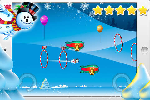 Frozen Snowman Winter Snow Fall - Flying through t - náhled