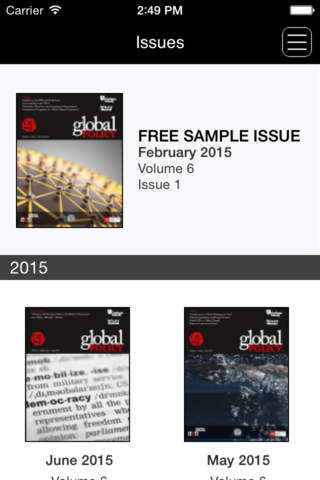 Global Policy - náhled