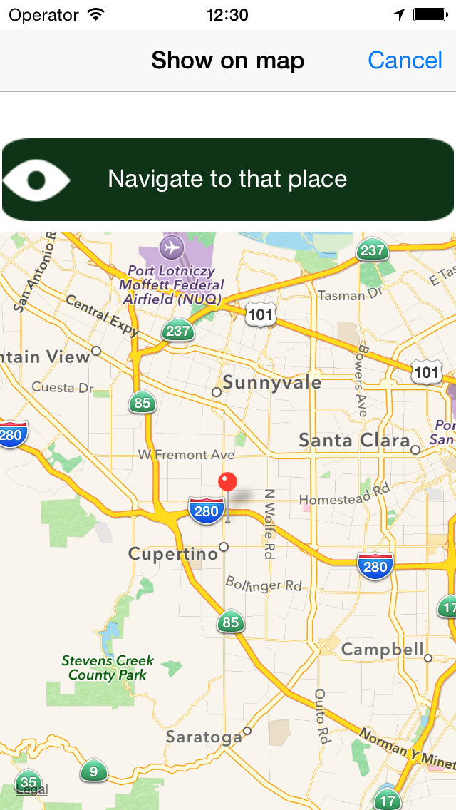 My present location screenshot 5