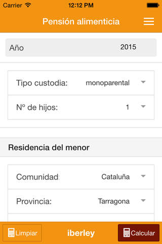 Cálculo de pensión alimenticia - náhled