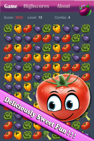 Vegetable Blast Mania - smash hit farm vegetable c - náhled