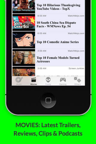 MobiTube: Best Videos on Music, Movies, Games, Fun - náhled