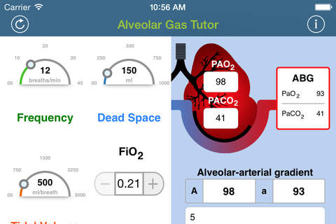 Alveolar Gas Tutor - náhled