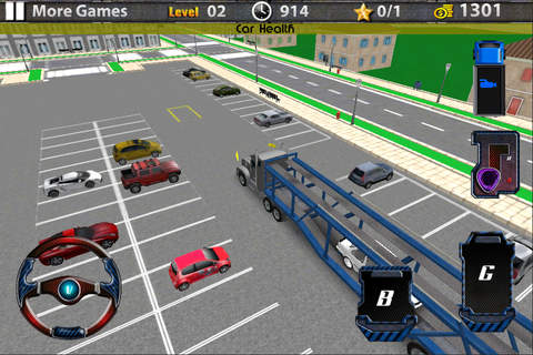 Car Transporter Truck Drive 3D - náhled