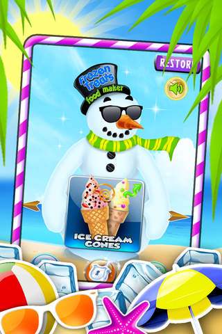 Frozen Treats Ice-Cream Cone Creator: Make Sugar S - náhled