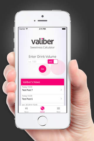 Valiber - Sweetness Calculator - náhled
