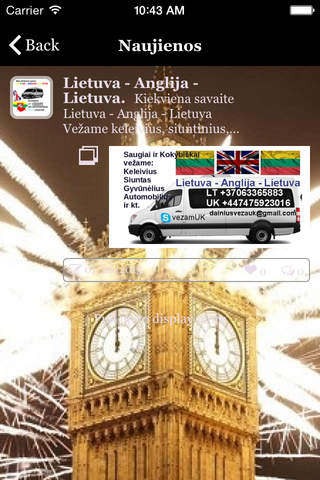 Lietuva - Anglija - Lietuva - náhled