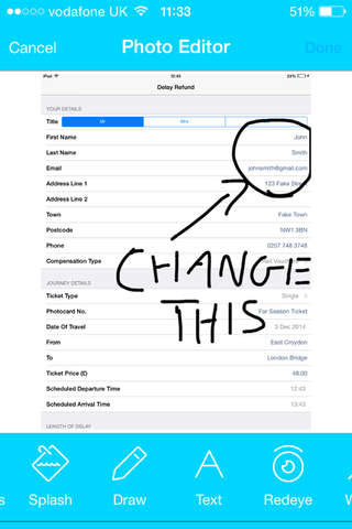 Screenshot Editor - náhled