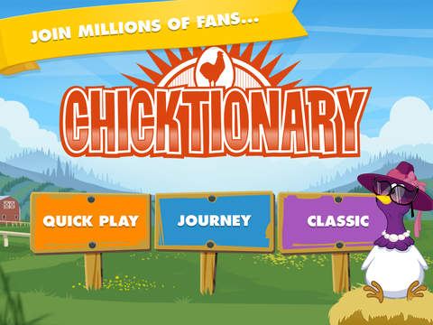 Chicktionary - A Game of Scrambled Words Screenshot
