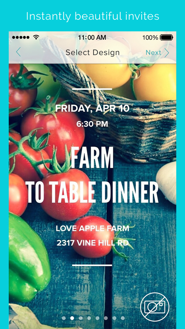 Hobnob Invitation Maker iPhone & iPad Game Reviews