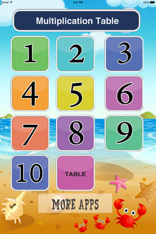 iTime Tables free - náhled