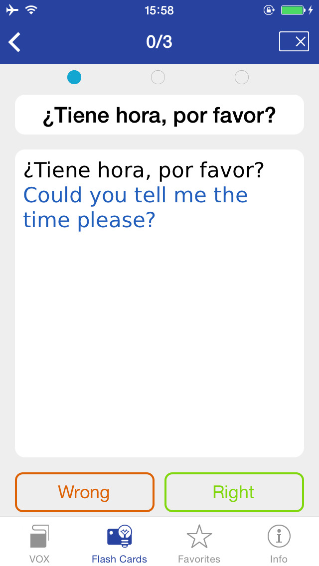 VOX Spanish-English Phrasebook screenshot 4
