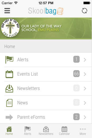 Our Lady of the Way Emu Plains - Skoolbag - náhled